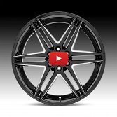 Dub Dirty Dog S267 Gloss Black Milled Custom Wheels 4